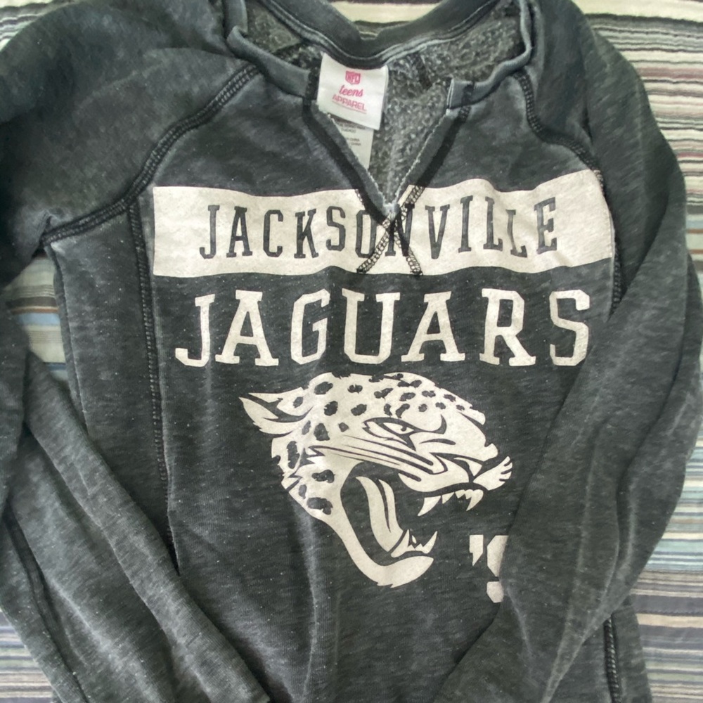 Cute Teen NFL Jaguars Sweatshirt